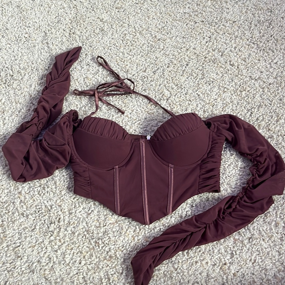 Corset Ruffled Top